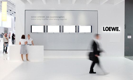 Messestand Loewe